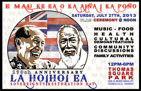 2013 poster for Lā Hoʻihoʻi